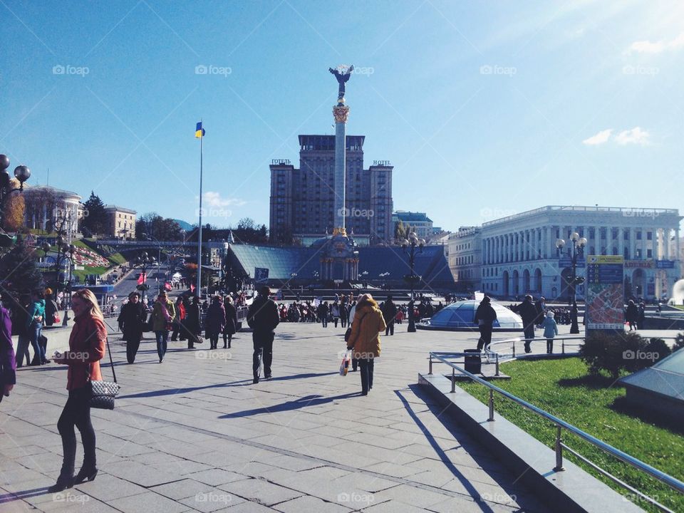 ukraine город capital city main street by safonkina