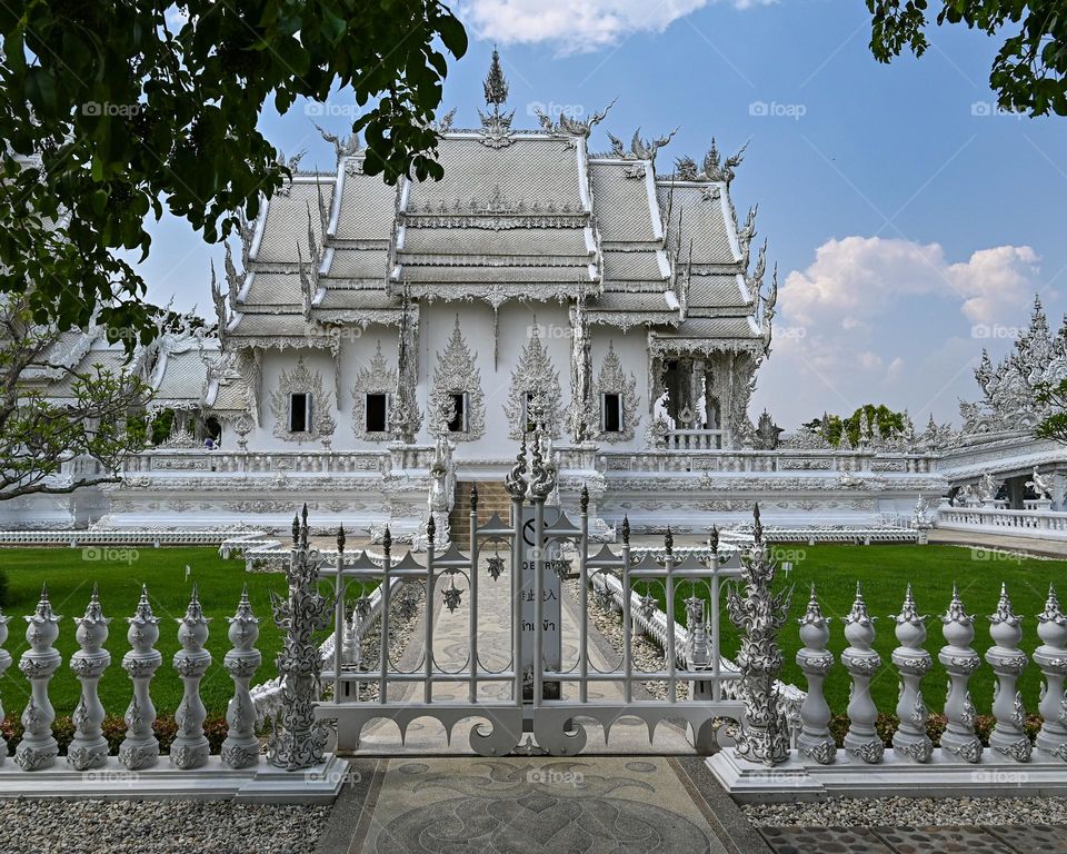 templo blanco de Tailandia