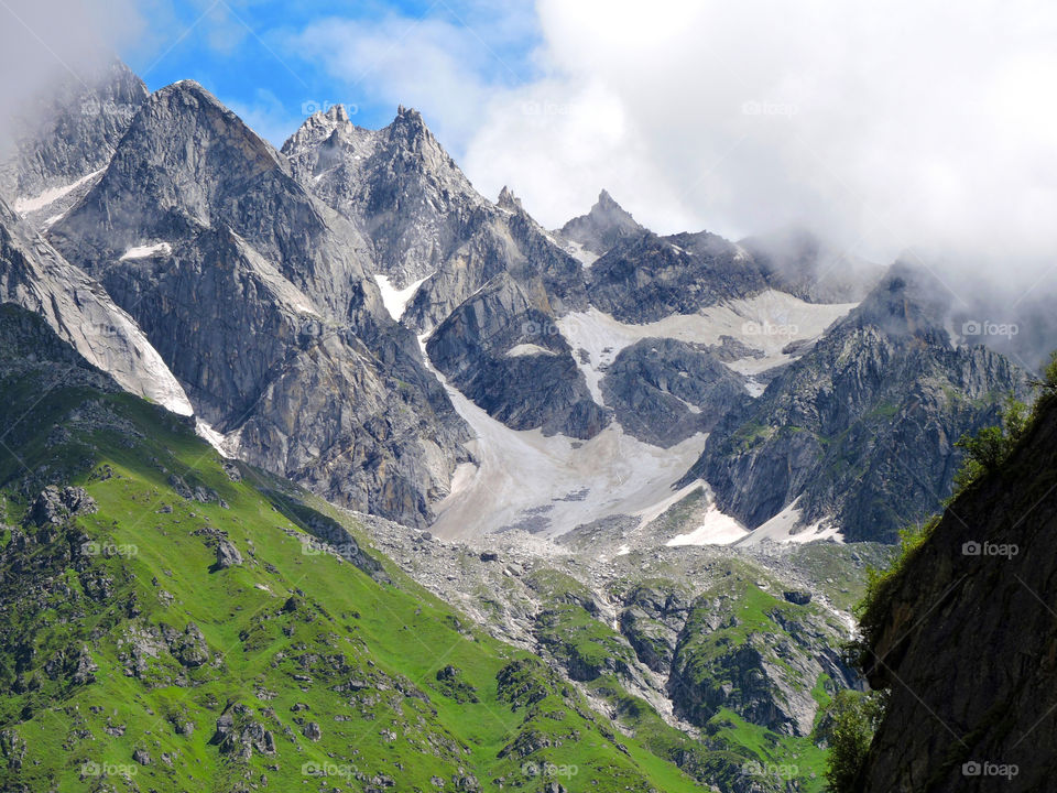 Mountain, Snow, No Person, Travel, Hike