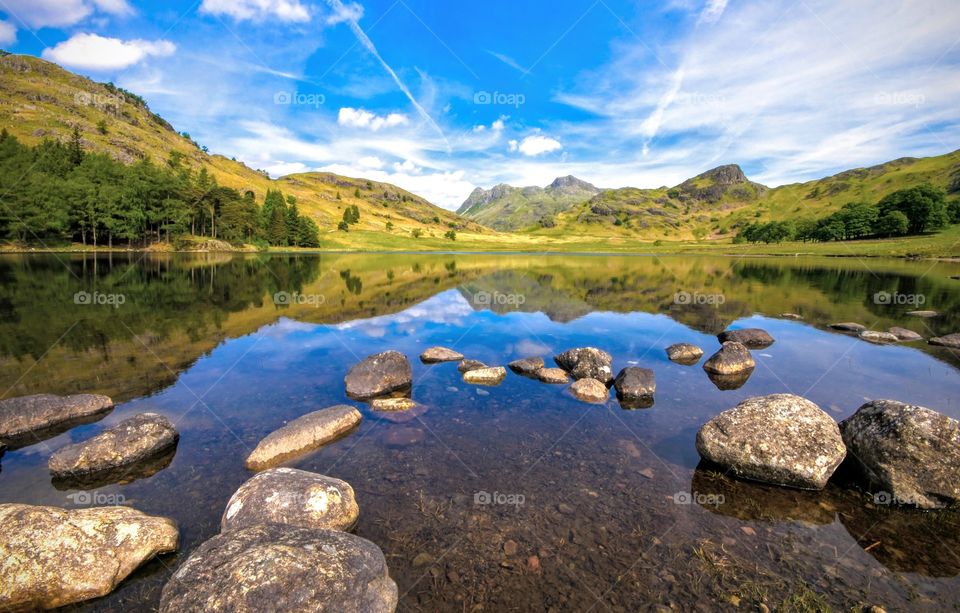 Blea tarn reflection