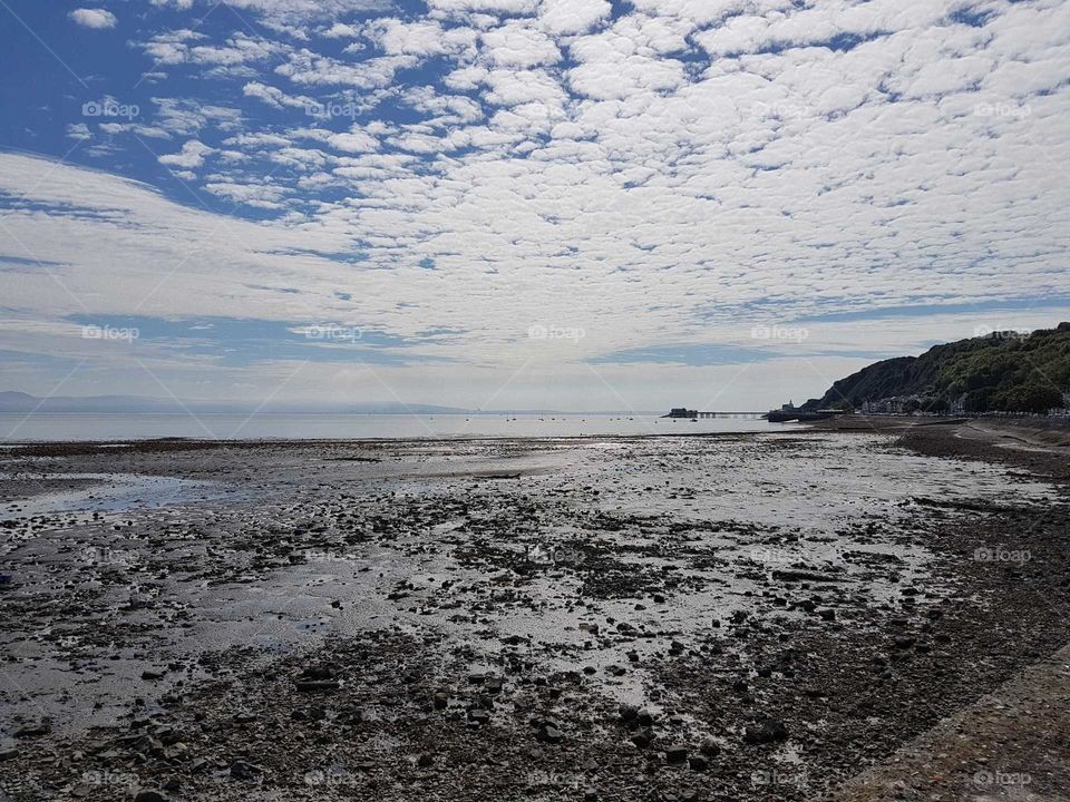 Clouds over the ocean
