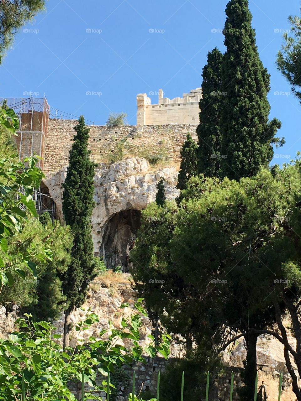 Near Acropolis in Athens, Greece 