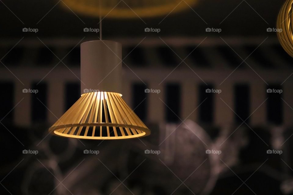 beautiful triangle design light