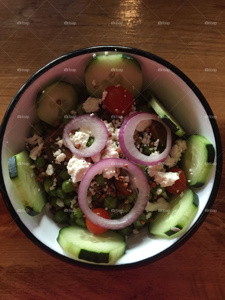 Salad with chock pea