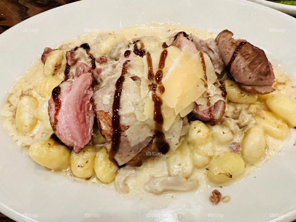 Duck 2 Ways with Gnocchi 