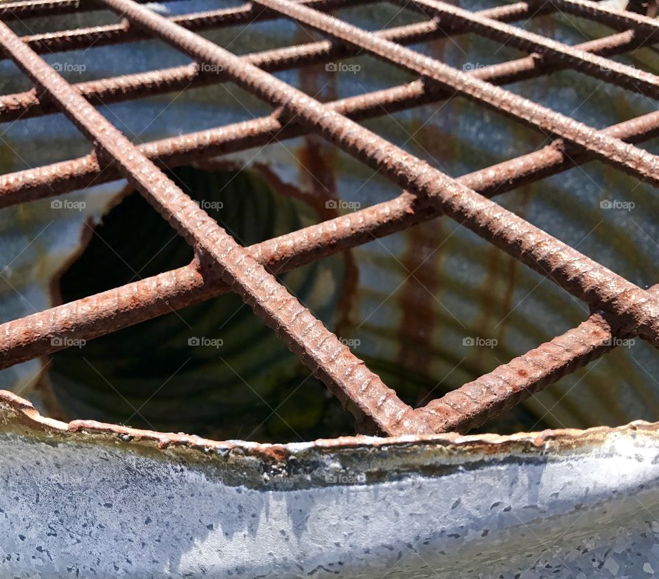 Rusted Drain Cover