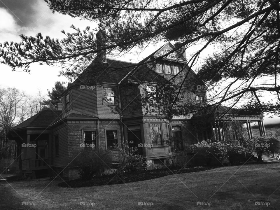 Gothic Lakeside Home