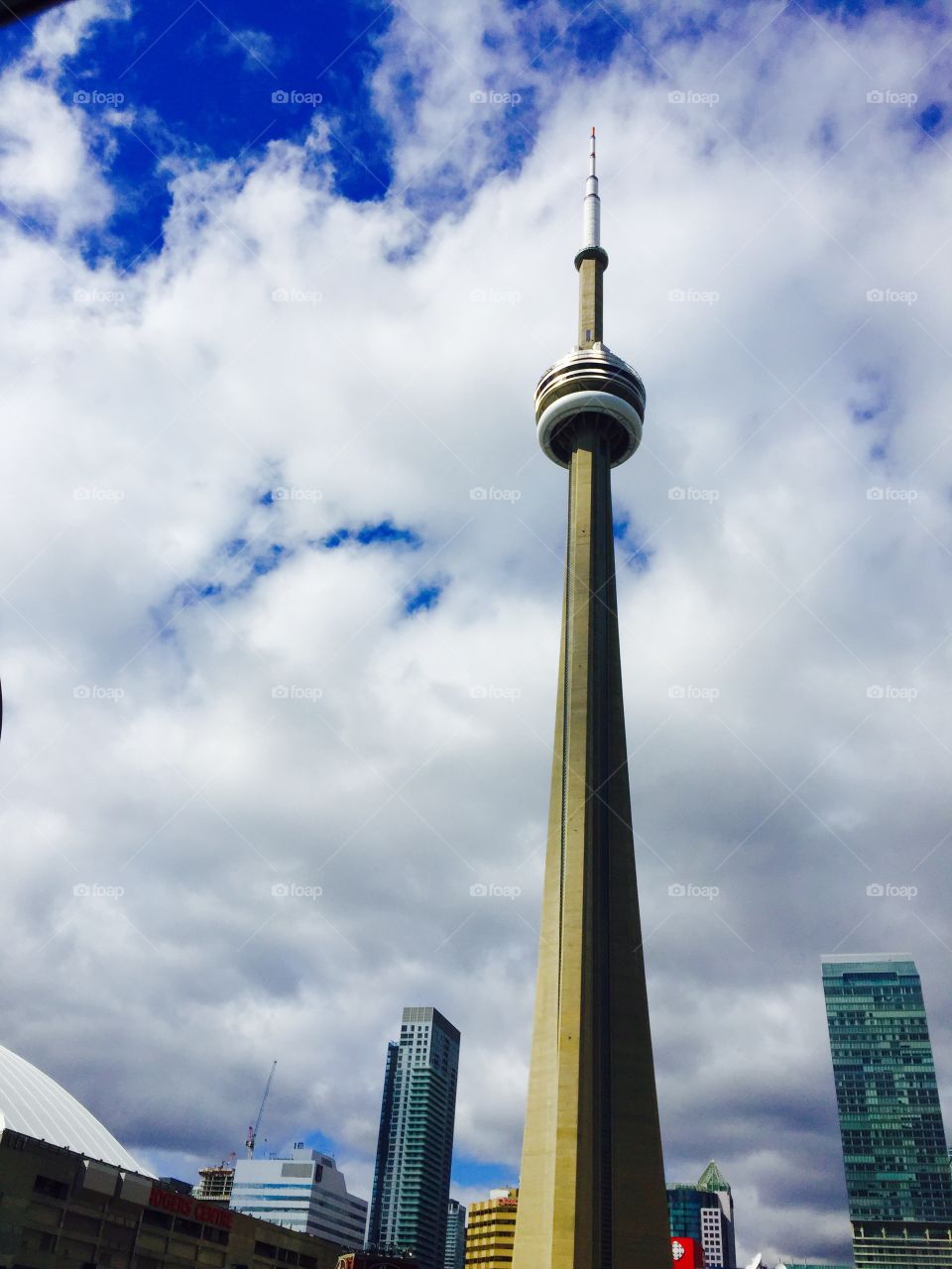 CN tower ,Toronto 
