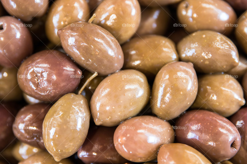 Green And Brown Olives From Greece
