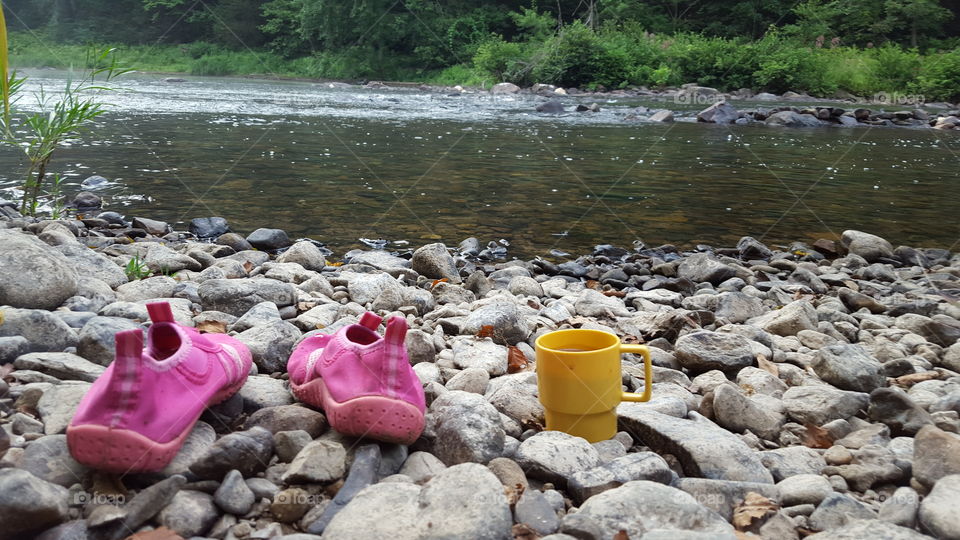 Coffee time. Coffee and water-ahhhhhhh