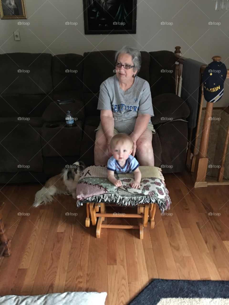 Great grandmother and great grandson 