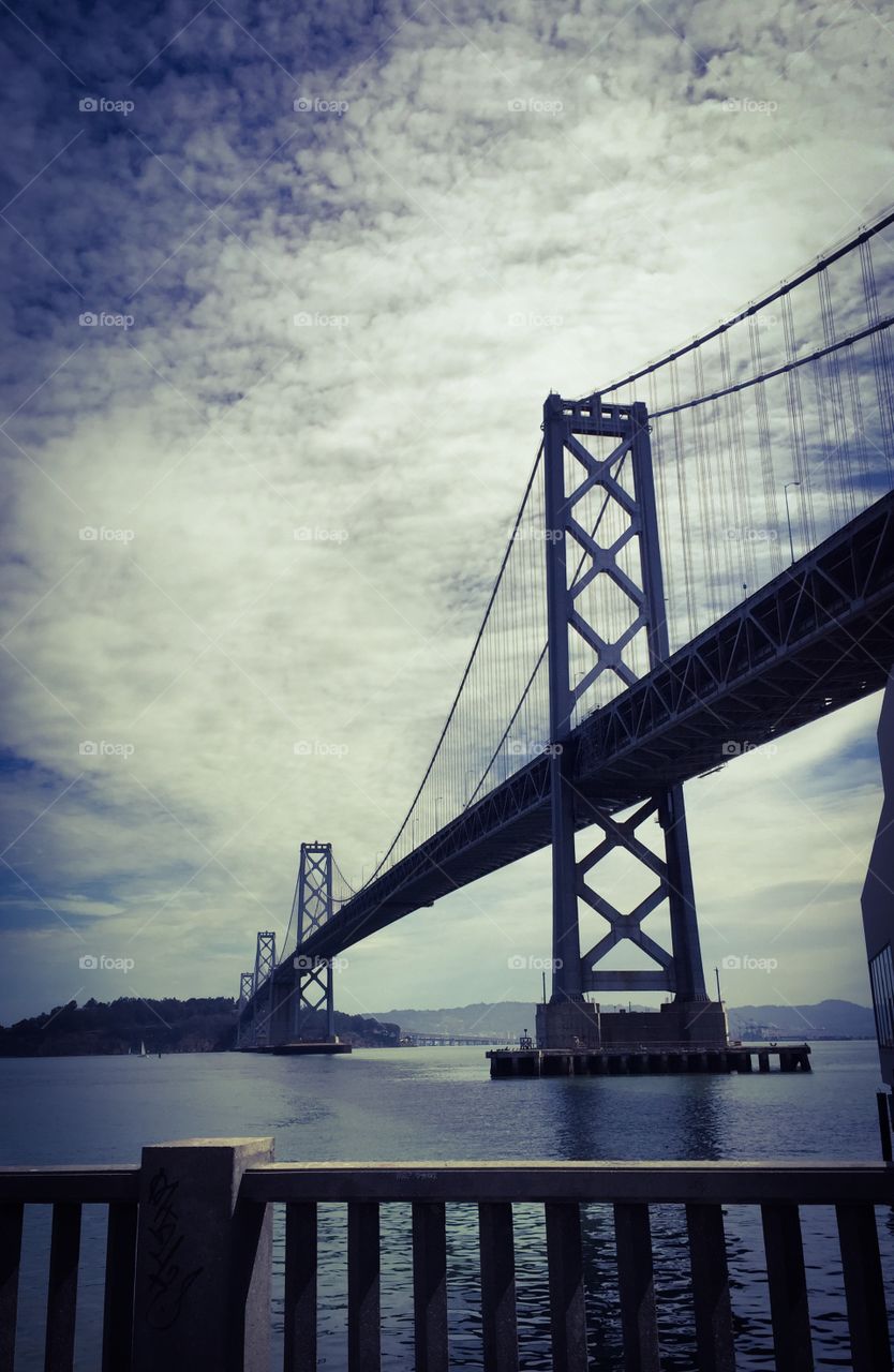 Across the Bay. San Francisco Bay Bridge