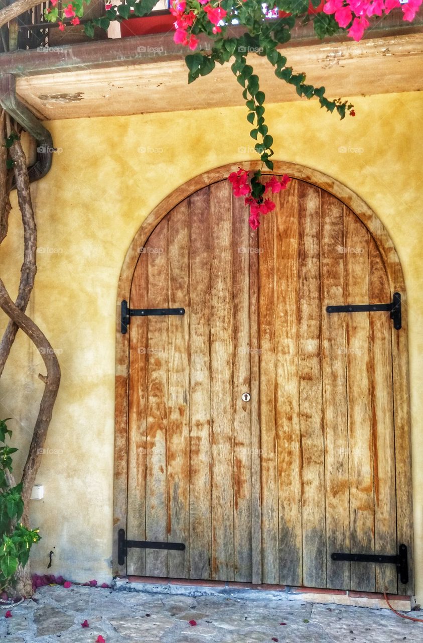 Vintage door in the city!