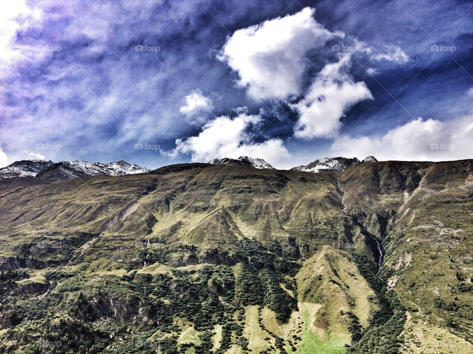 landscape nature clouds mountains by berry