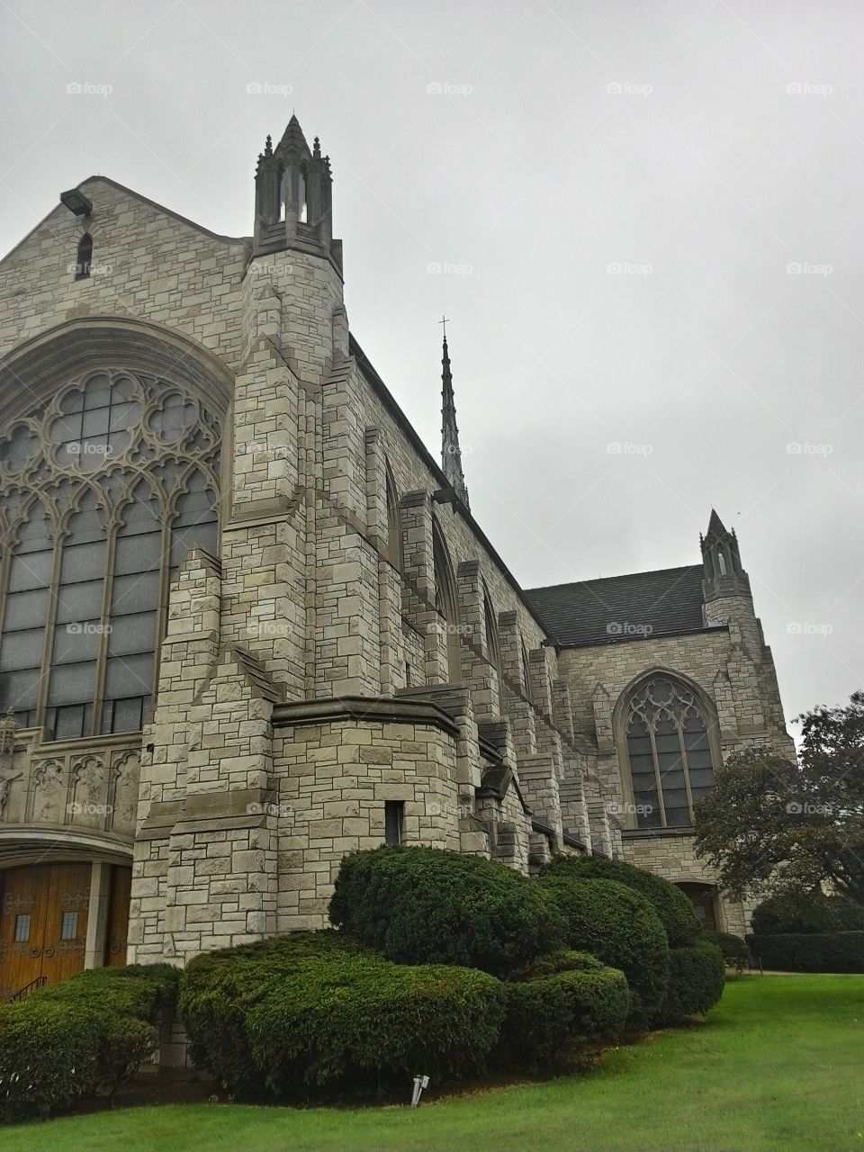 gothic church. a cathedral in the Midwest