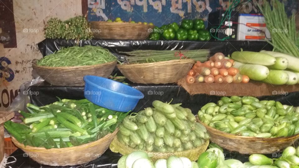 indian vegetable shop