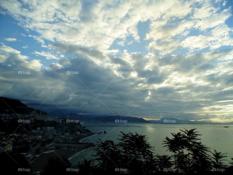 morning view from Amalfi Coast, Italy