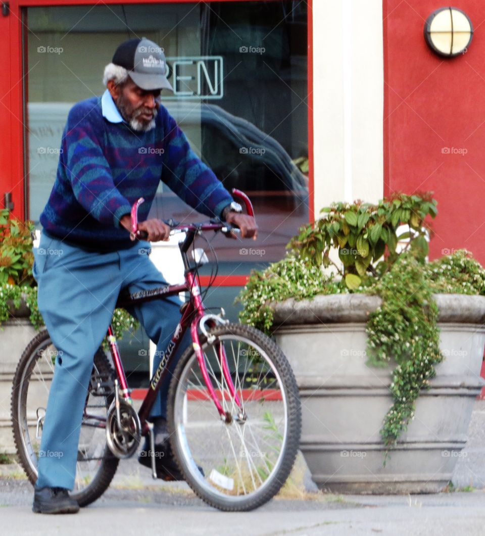 Old Man and his Bike