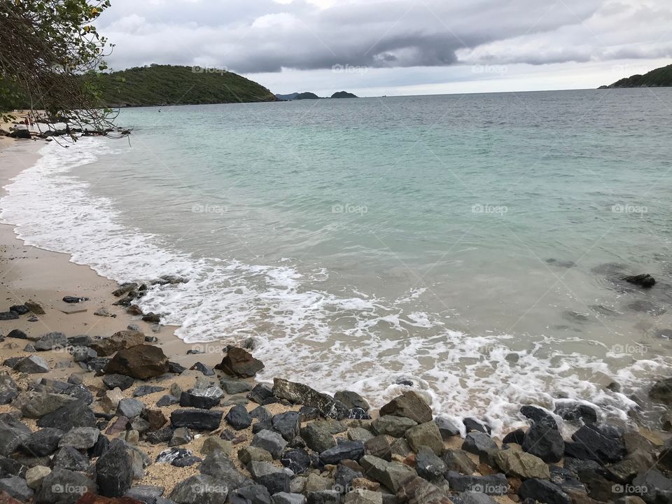 Nangrong beach in Chonburi (Thailand)