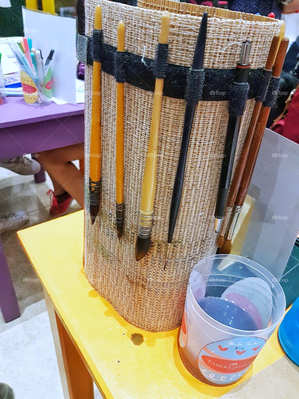 arts and crafts: watercolor brushes