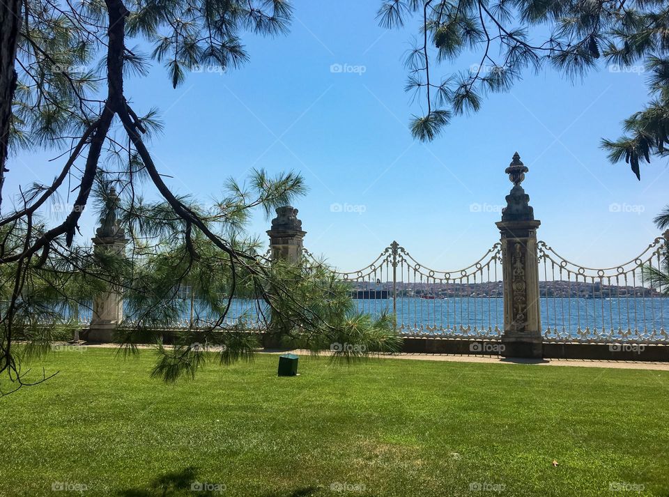 View on Bosphorus from Dolmabahce sight