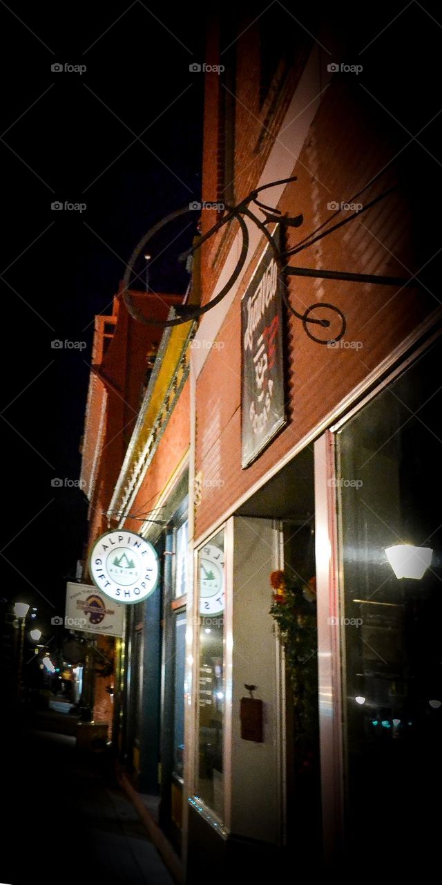 Leadville Colorado bicycle shop signage