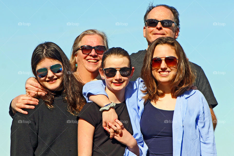 Nothing in this world makes me as happy as my family! This photo of my husband, myself and our 3 beautiful daughters was taken at one of our favourite beaches on a beautiful sunny March afternoon. Family is everything! ❤️