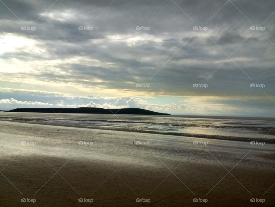england beach sky grey by danletton