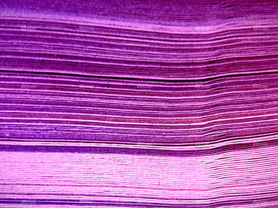 Stack of purple envelopes
