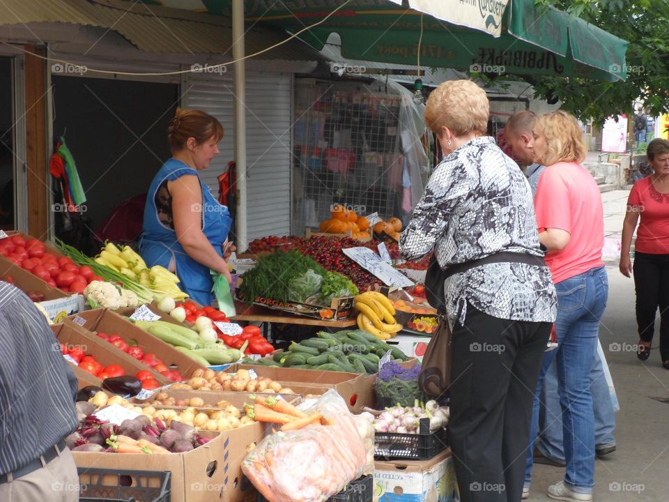 Vegetable Market. Vegetable Market