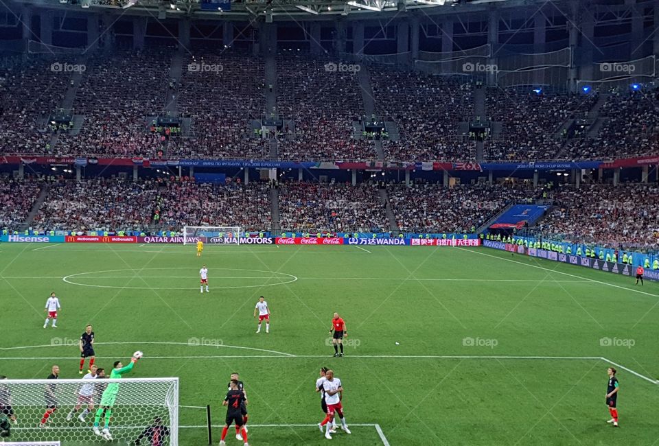 FIFA 2018 match Croatia-Denmark in Nizhny Novgorod