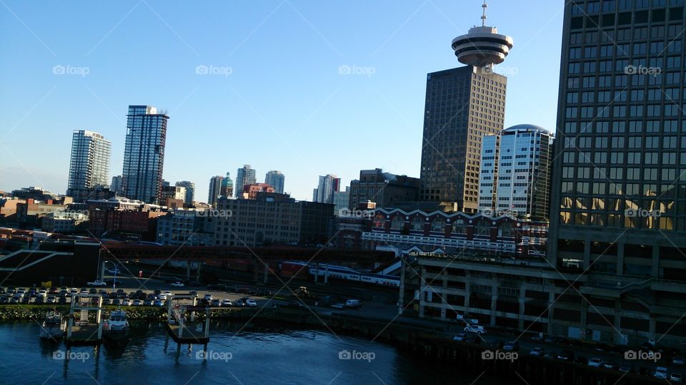 Vancouver harbourfront . vancouver harbourfront 