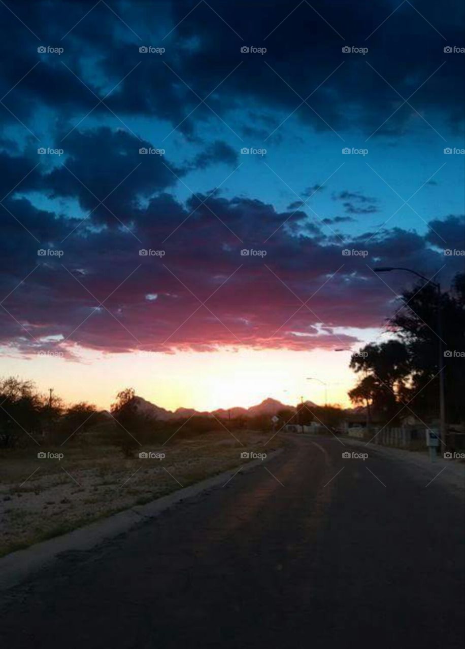 Sunset in July. watching the sky in Arizona, as always. it is quite beautiful
