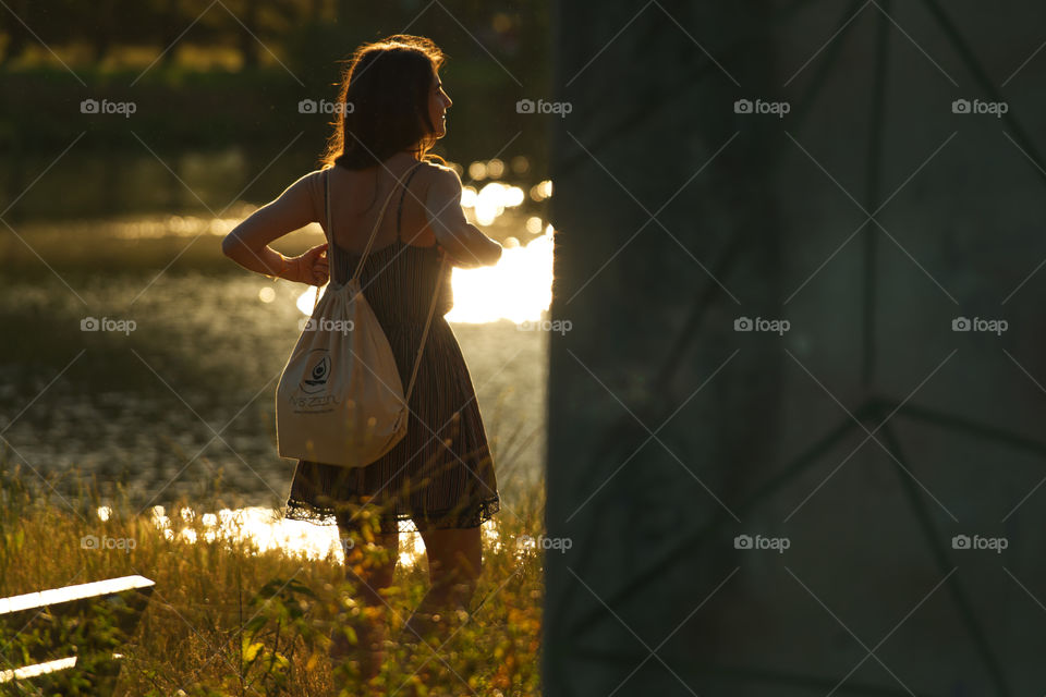 Girl in the sun