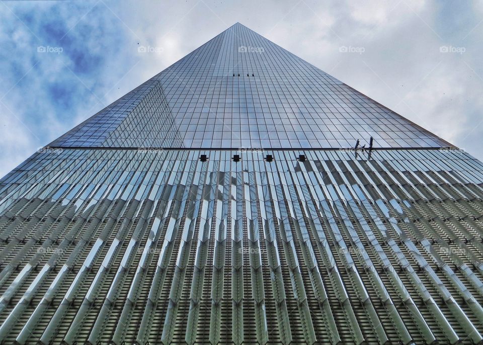 Freedom Tower. The north facade. 