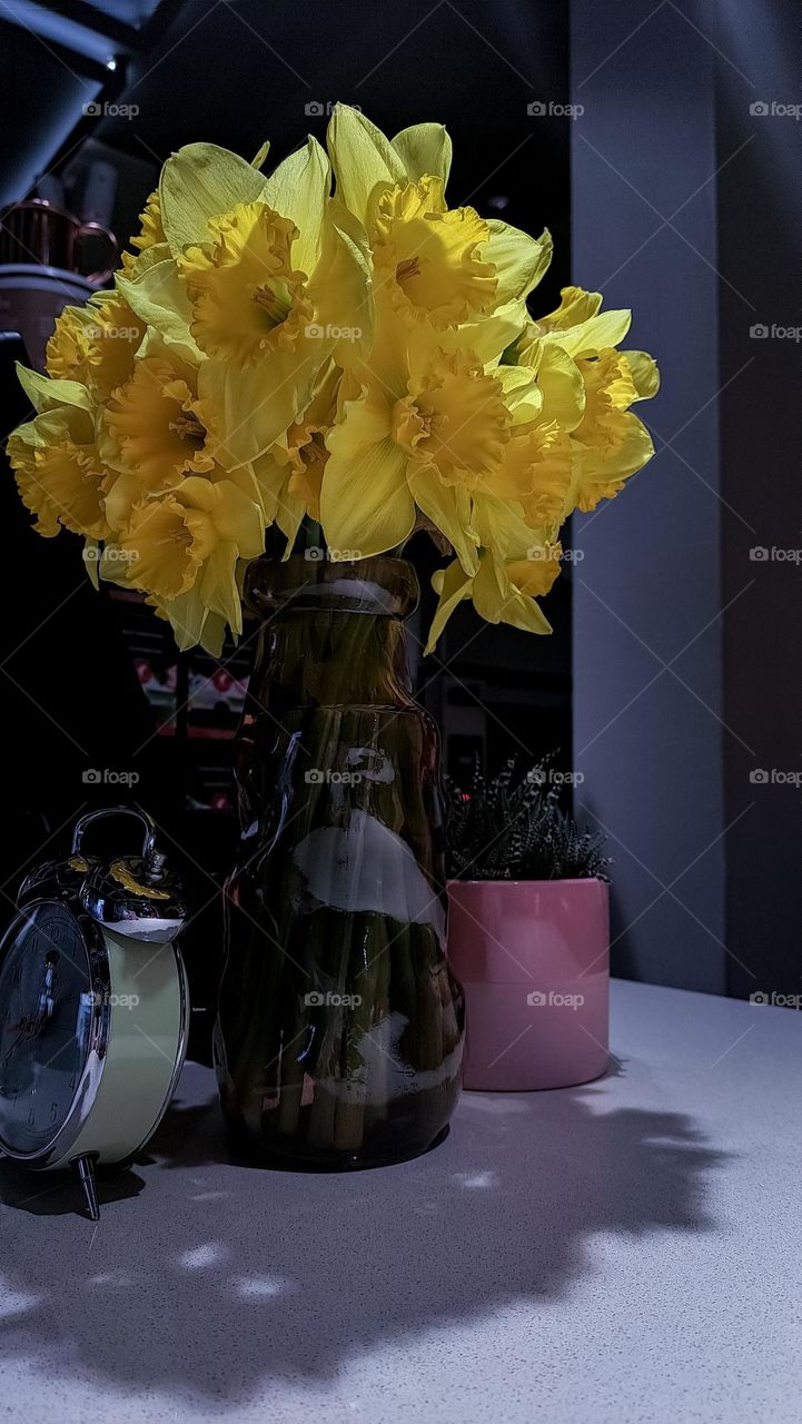 flowers in the vase