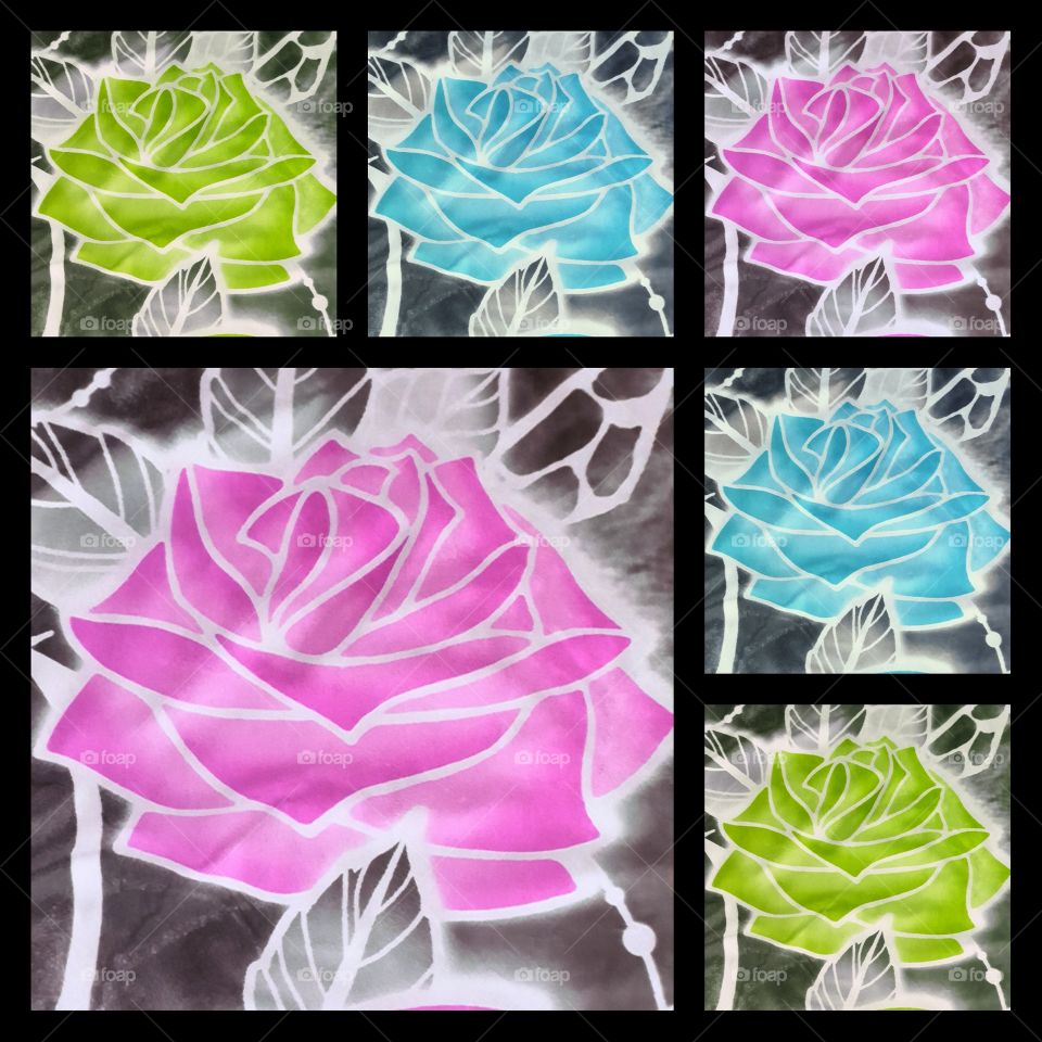 rose pop art