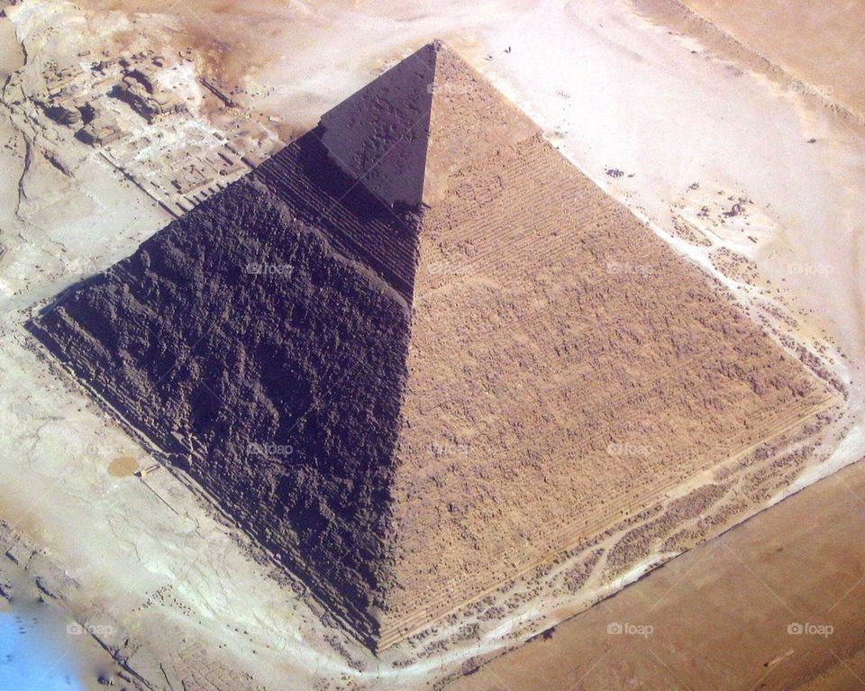The great pyramid from the air