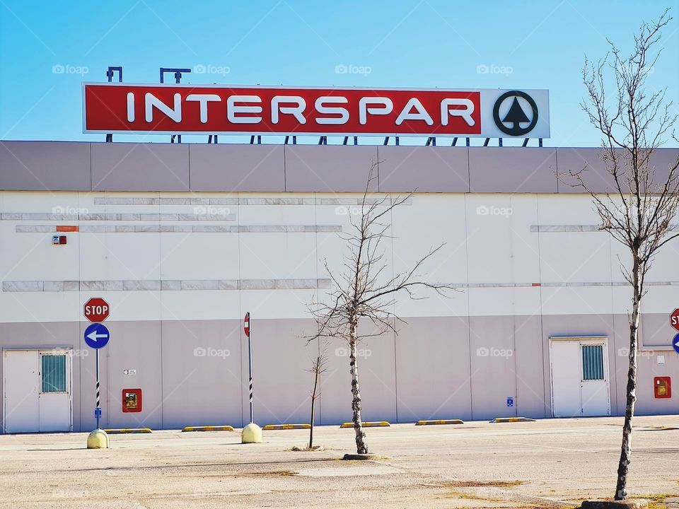 Interspar food shop in Cepagatti Abruzzo