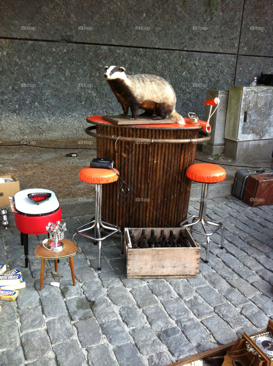 bruges badger street market by chrisnic