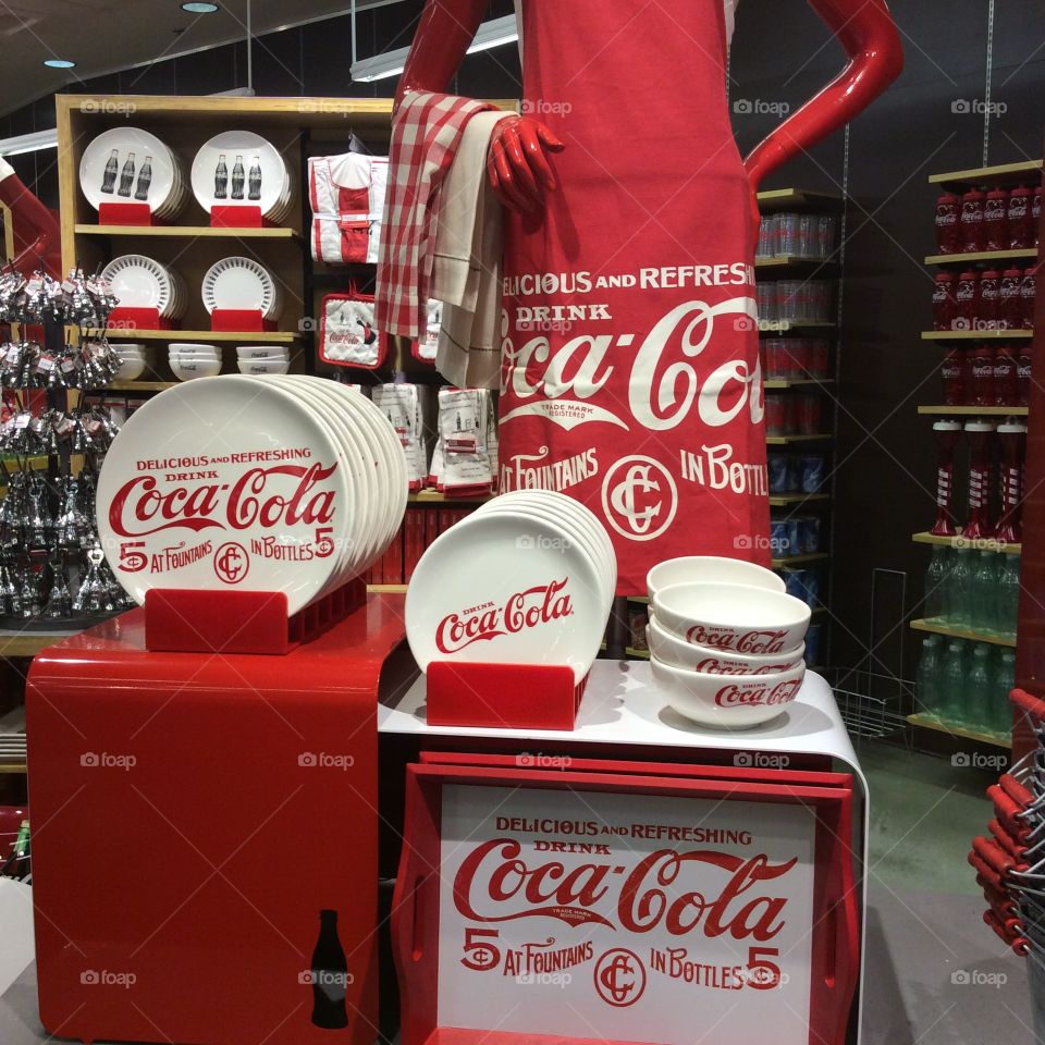 Coca cola store display