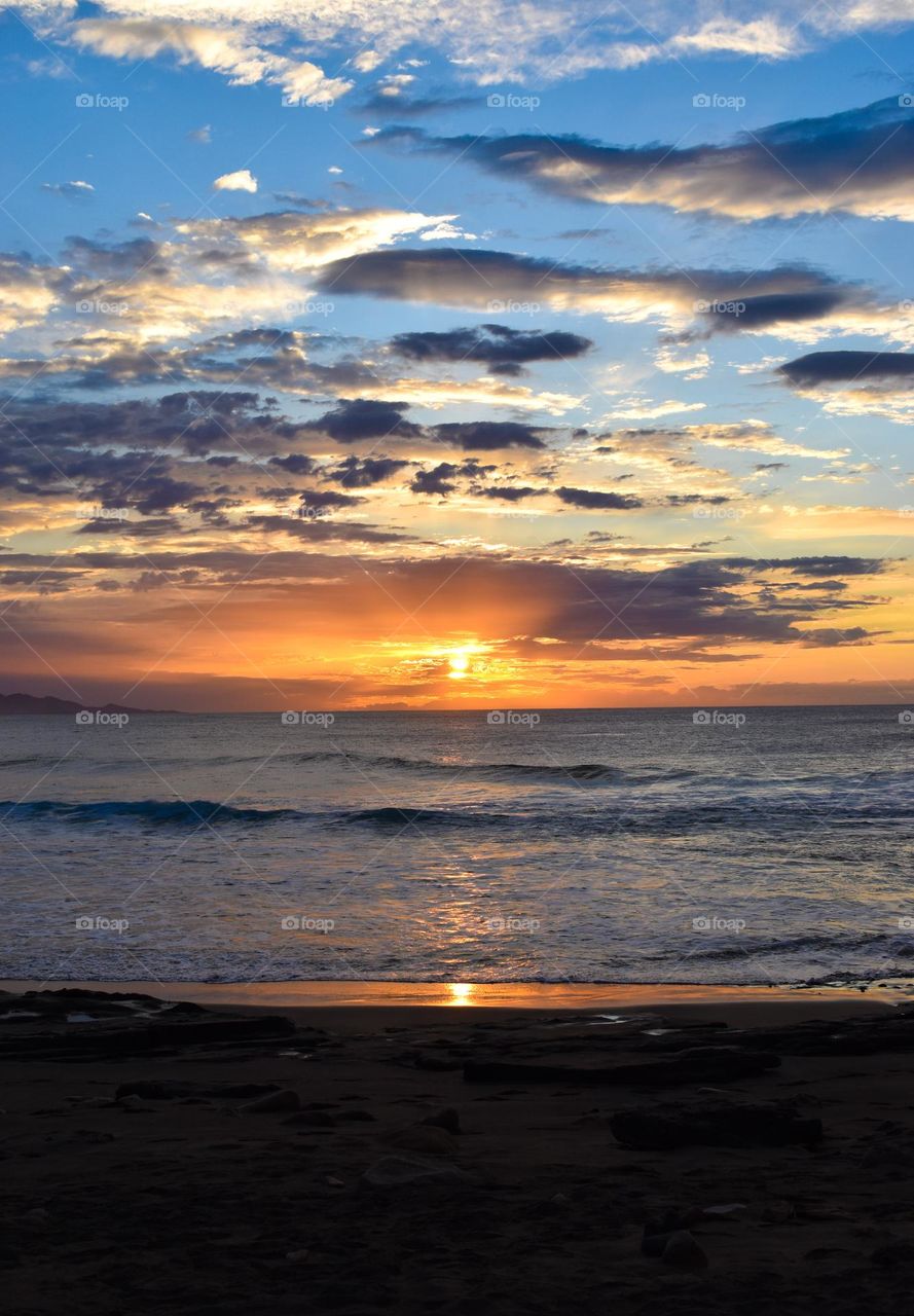 Sunset at the beach