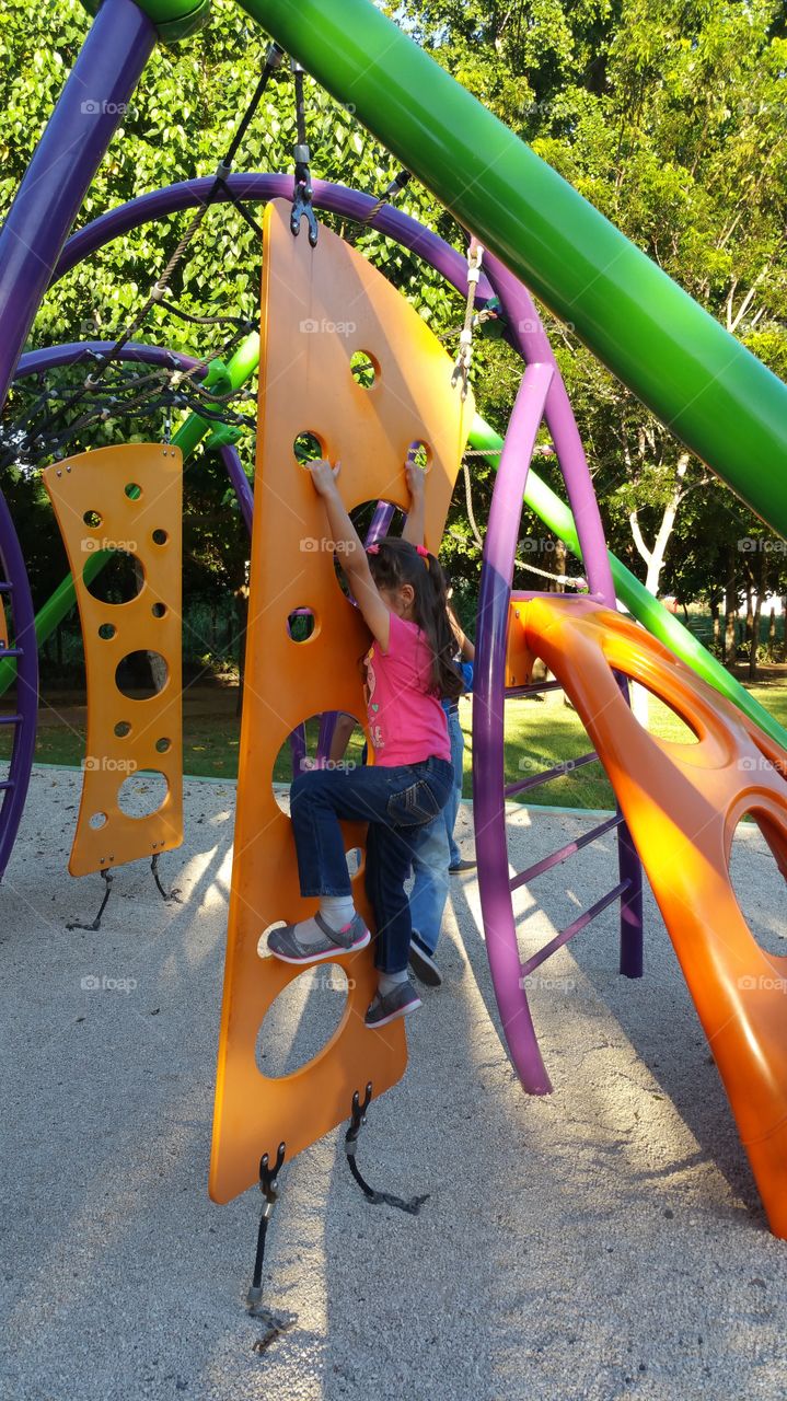 Girl at playground