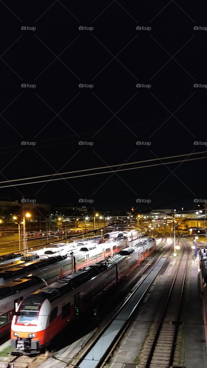 Trainspotting at Night