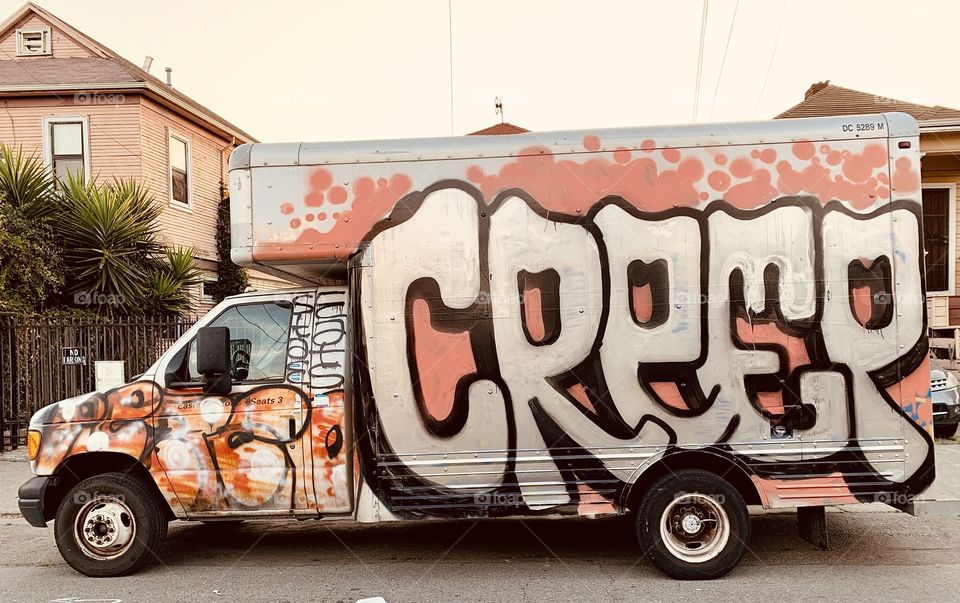 Another in the album entitled “Graffiti Trucks”. A compilation of both mediocre and highly skilled autonomous hood artists in the Bay Area. California 