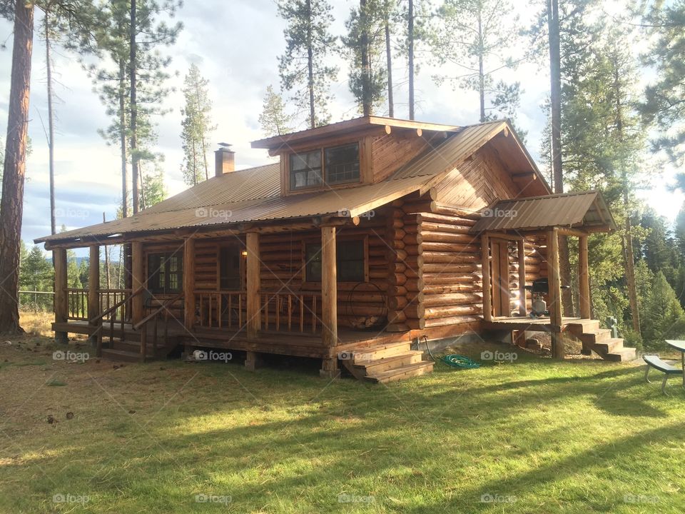 Vacation cabin in Montana. 