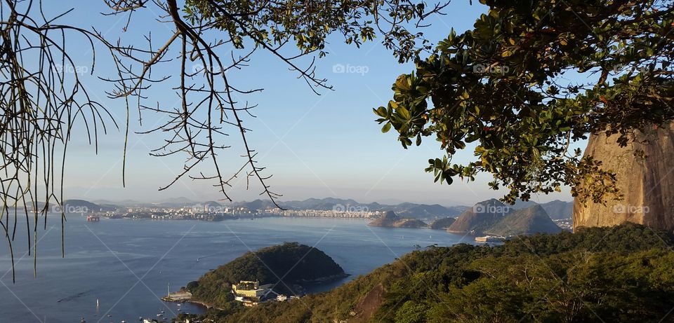 Vista a partir do Morro da Urca. Rio de Janeiro.