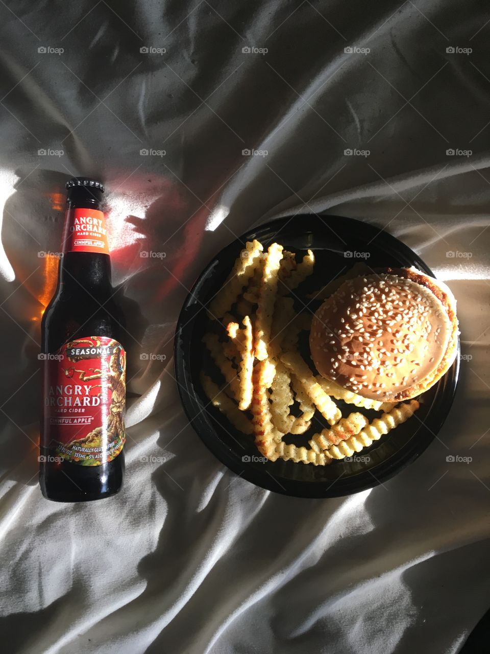 21st birthday special dinner, veggie burgers and a cold ale 