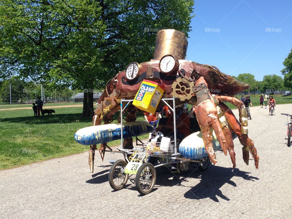 Baltimore kinetic sculpture race - crab