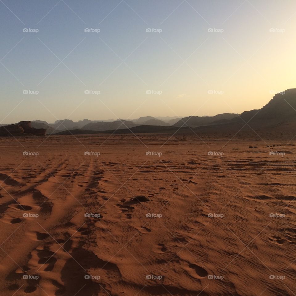 Desert. Wadi Rum - Jordan